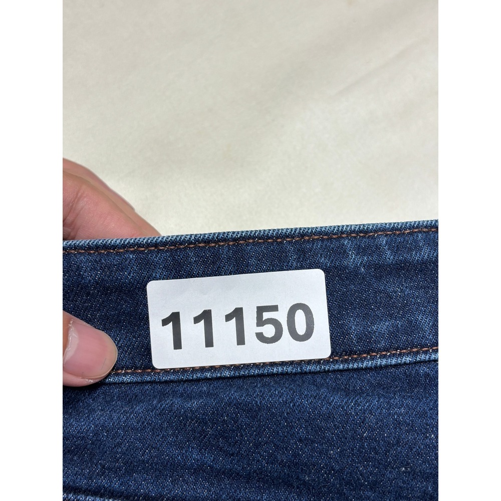 AG Adriano Goldschmied x EmRata Wide Leg Jeans Indigo Blue Womens 29X32 PW30063 - Picture 12 of 12